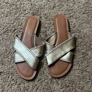 Jack Rogers cross cross sandals